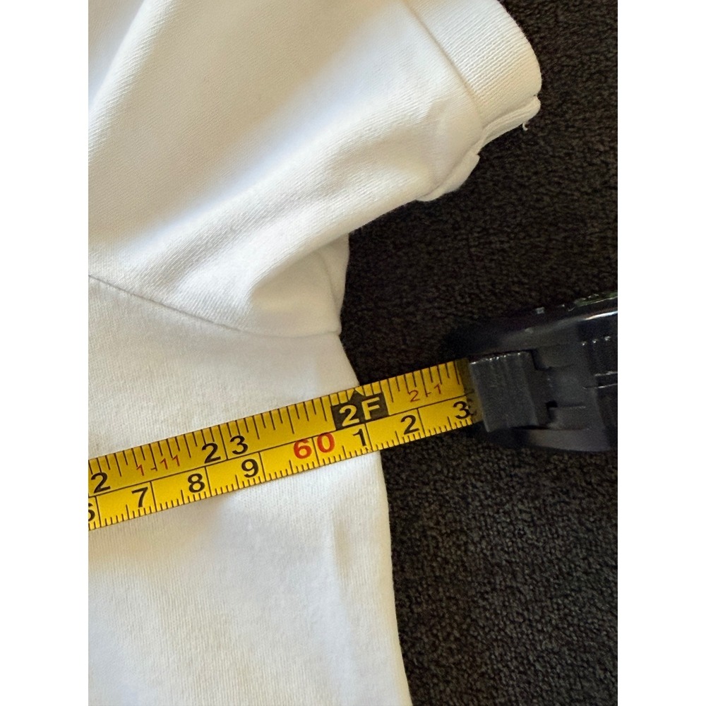 Polo Ralph Lauren Mens Large Classic Fit Short Sleeve Polo Shirt White Cotton - Picture 7 of 9